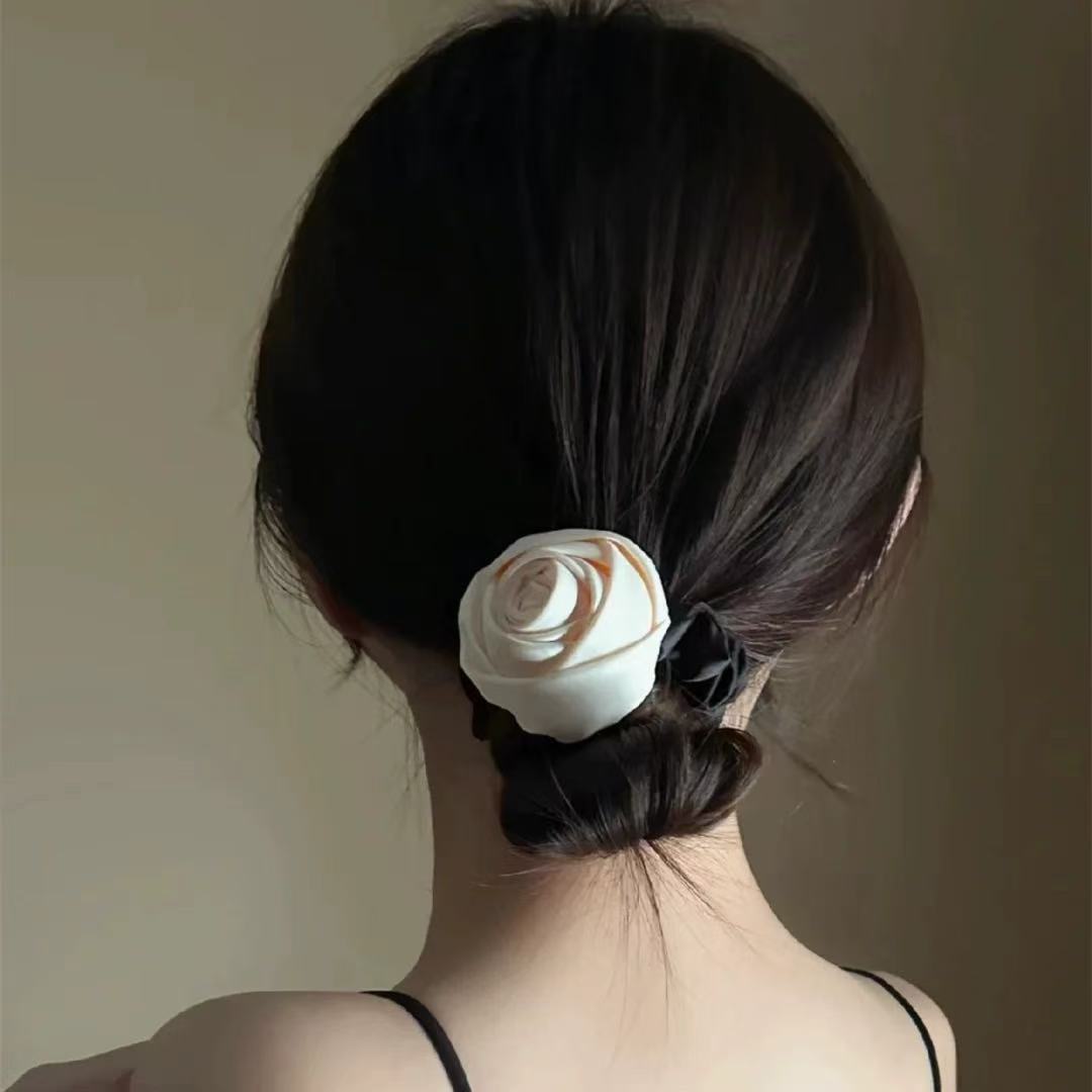 时尚气质百搭轻奢小众韩系东大门简约优雅温柔复古头绳发绳ins