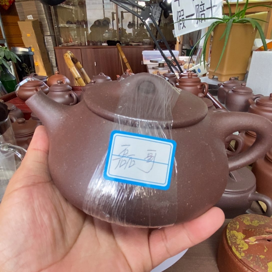 茶壶紫泥琪****单紫泥零添加石瓢壶瑕