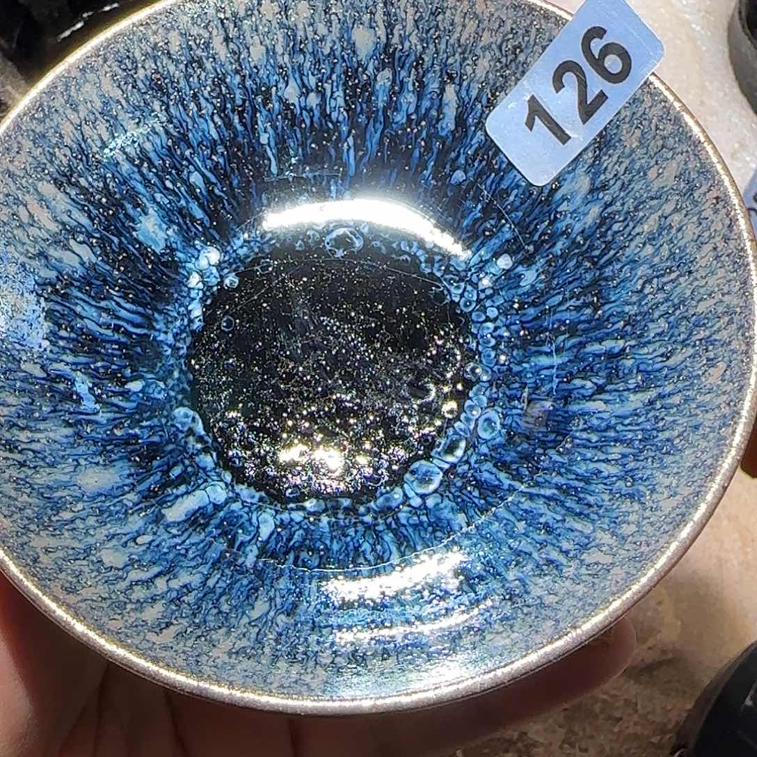 茶盏琢泥窑柴烧开窑