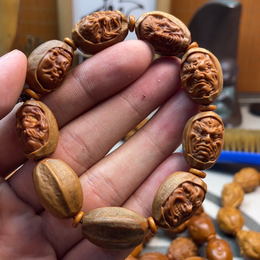橄榄核手串/手链橄榄核雕工艺手串5119