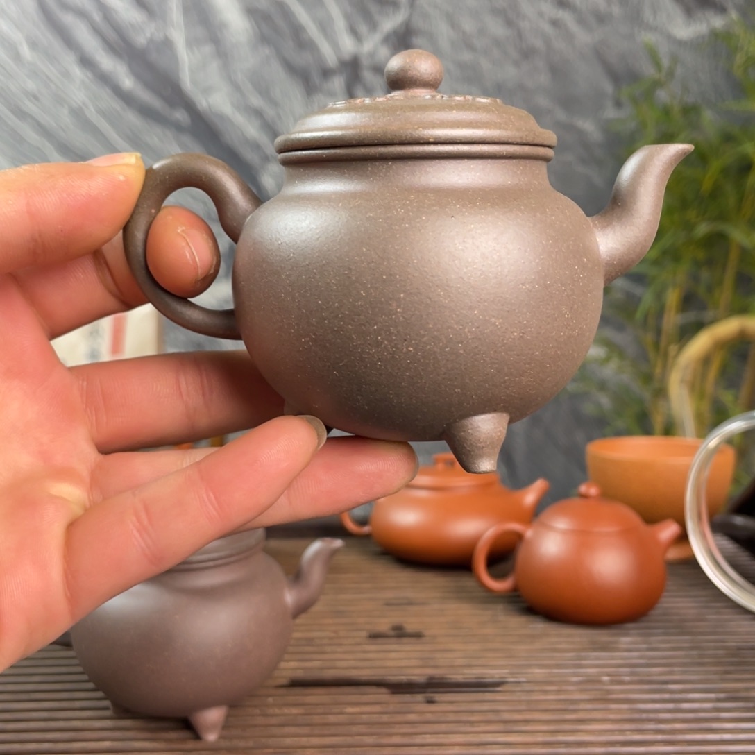 紫砂茶壶四号井底槽清大彬如意气