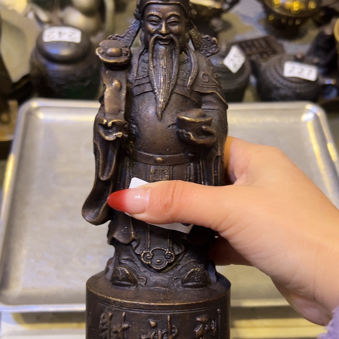 黄铜摆件，文房摆件