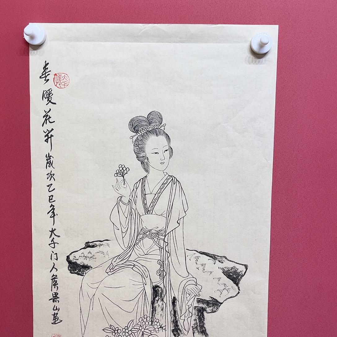 国画侯果山老师国画作品月 