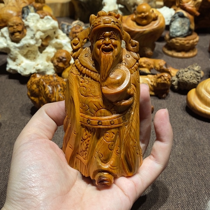 柏木（崖柏）刘*哥黑油财神爷