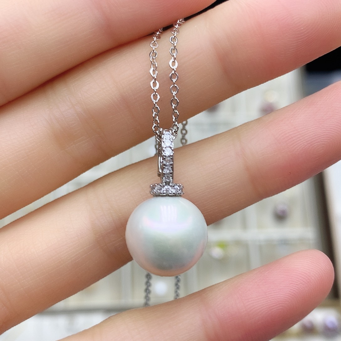 淡水珍珠颈饰合金