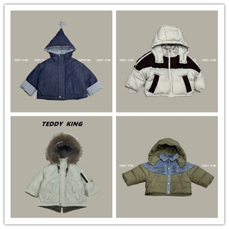 编码K22  预售 童装  男童女童25新款韩版羽绒服冬款集合链接衣服