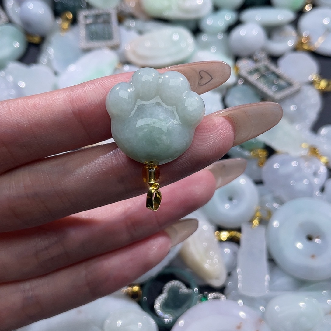 别***儿翡翠未镶嵌吊坠(不含链)