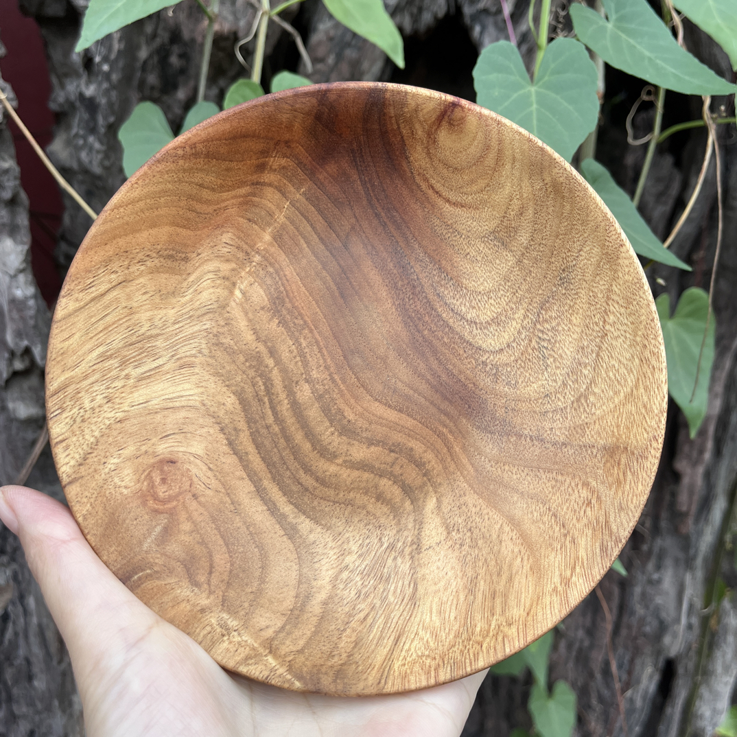 吉安小叶香樟木实木小圆盘（13cm左右有树结，风化裂，多样性发其一）