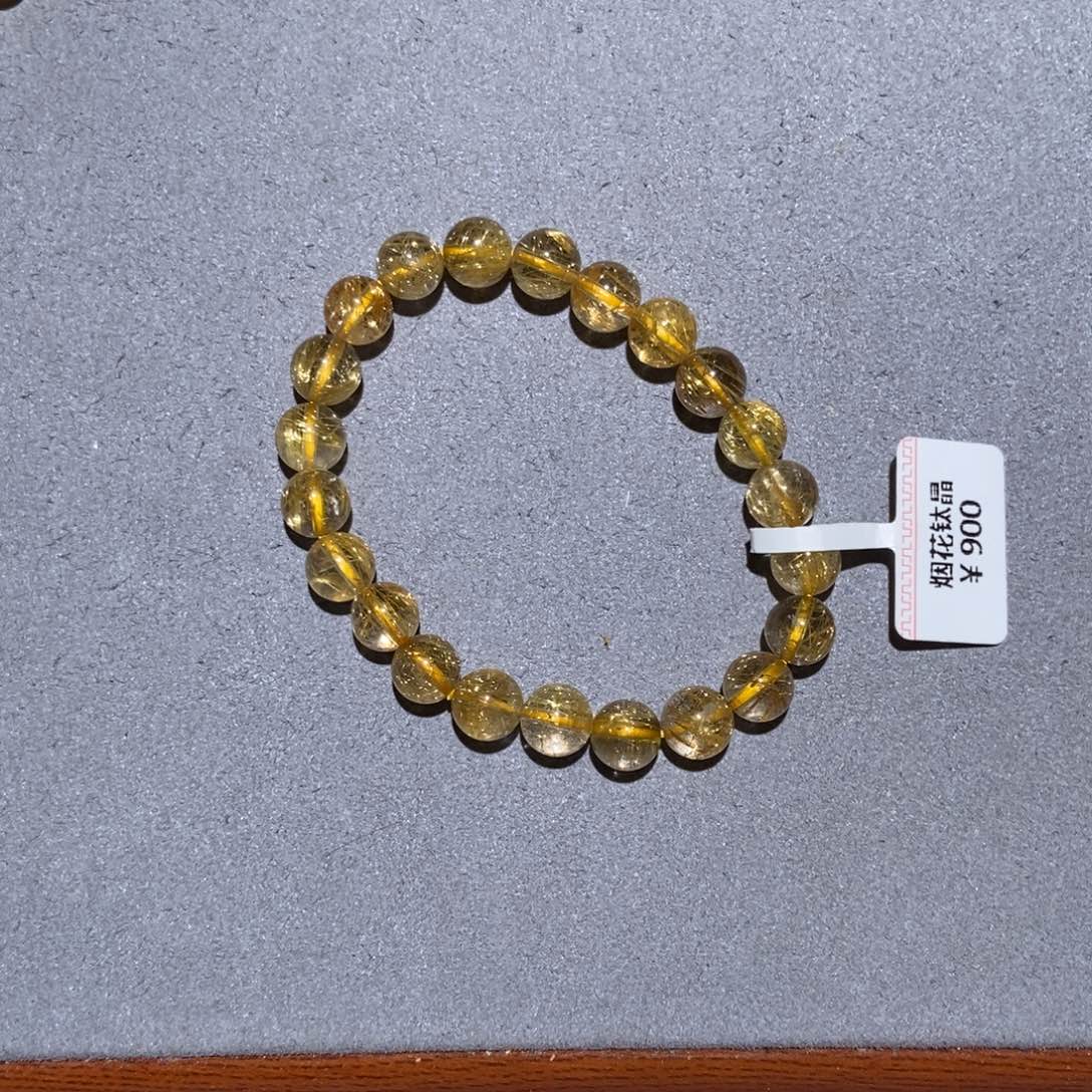 水晶手链未镶嵌烟花钛晶8.8m