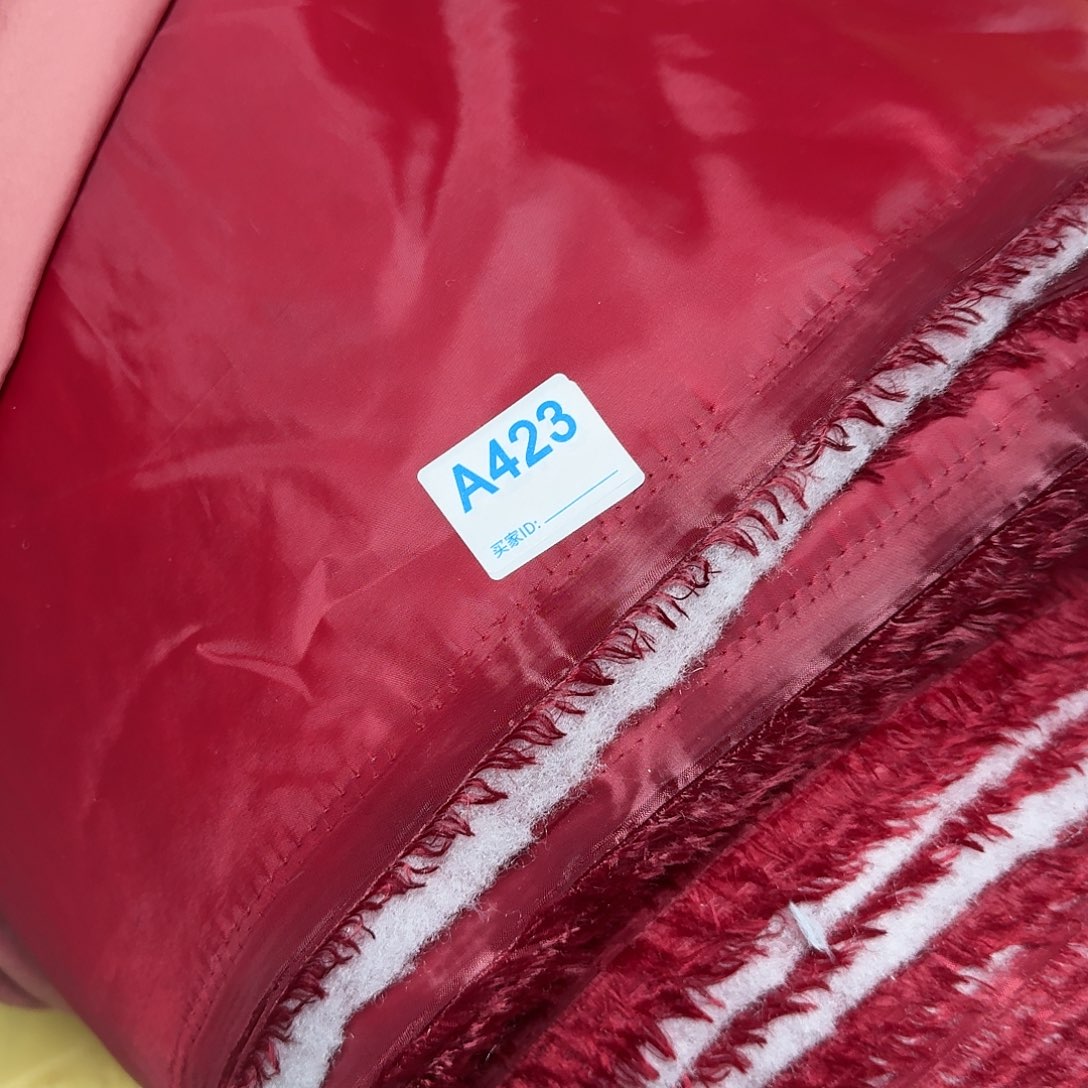 深红西装内衬加棉10元3米423