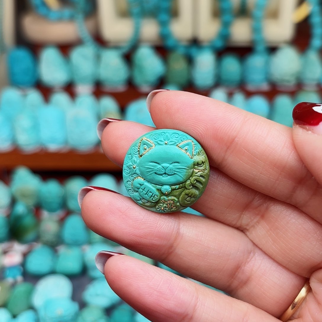 绿松石配饰未镶嵌