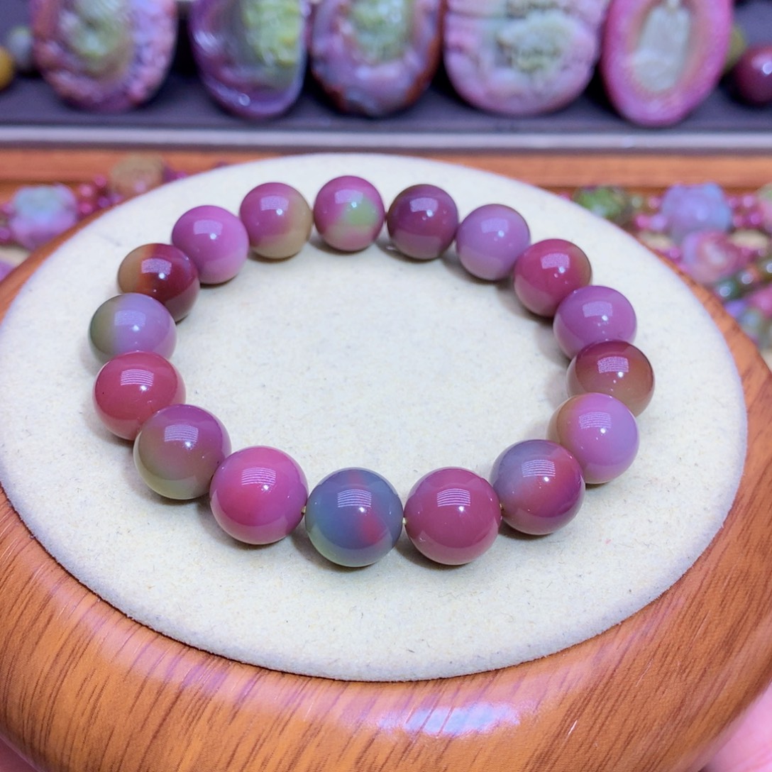 玛瑙未镶嵌手链盐源