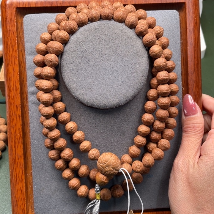 凤眼菩提手串实心脖挂006