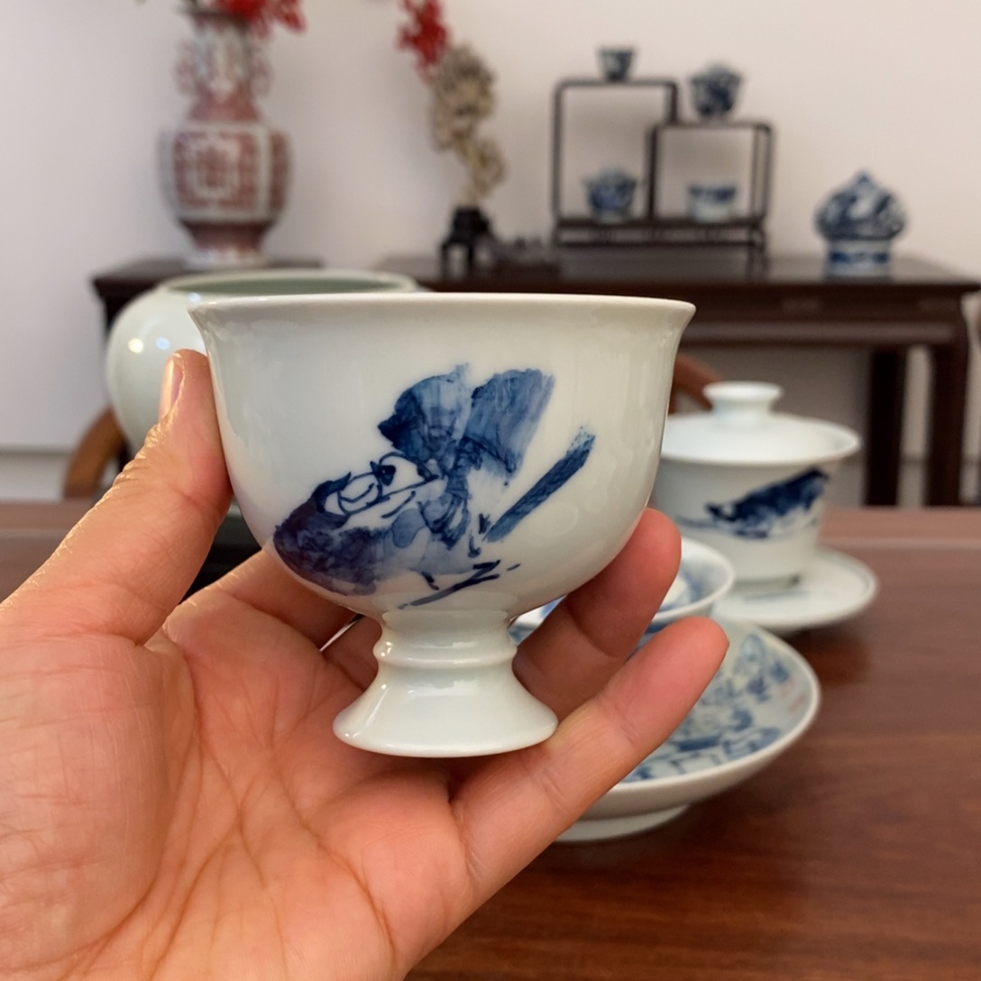 虾*宋墨文人雅器单杯