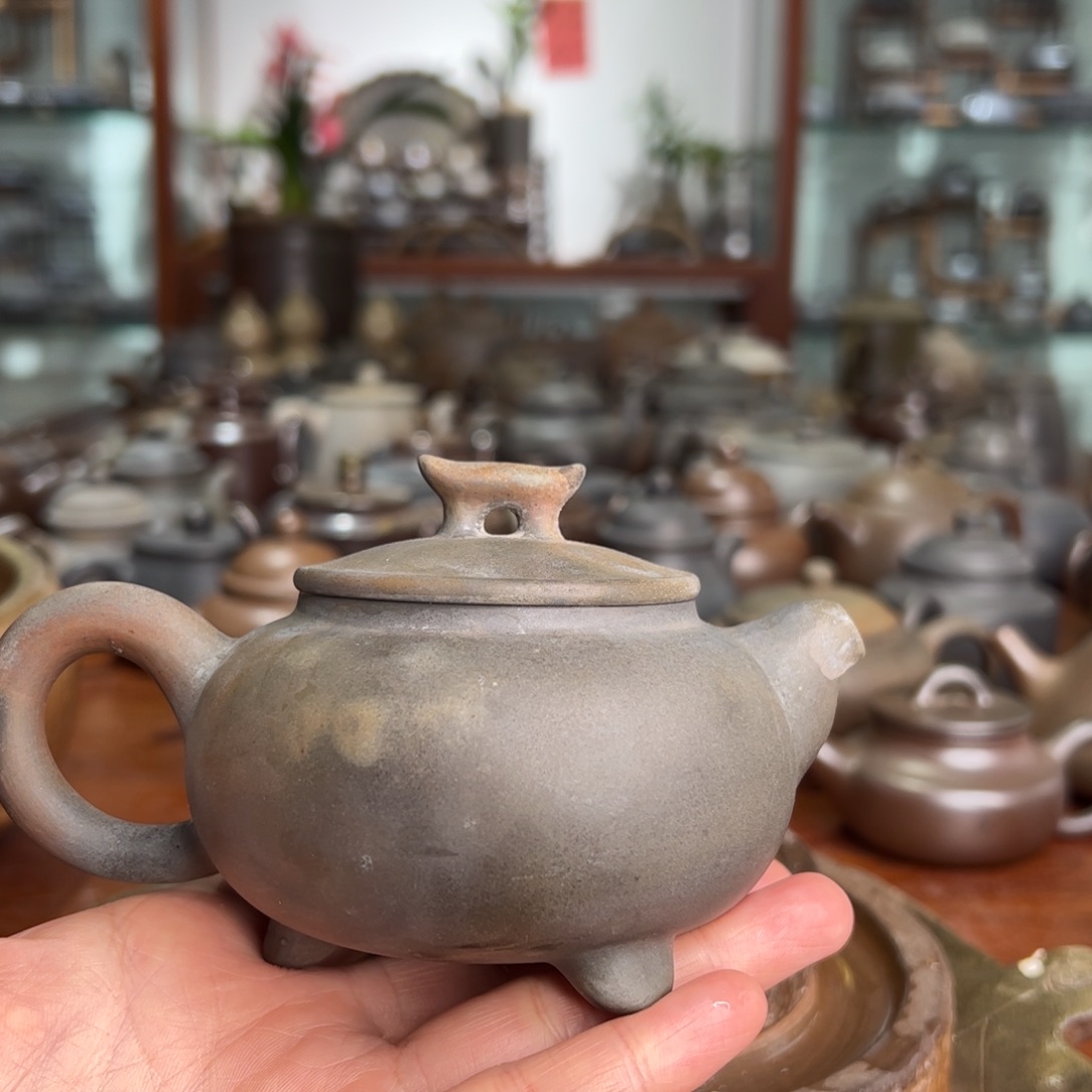 贵台龙窑柴烧茶壶A62