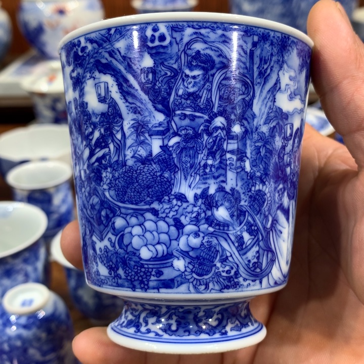 晓竹窑青花下界为王