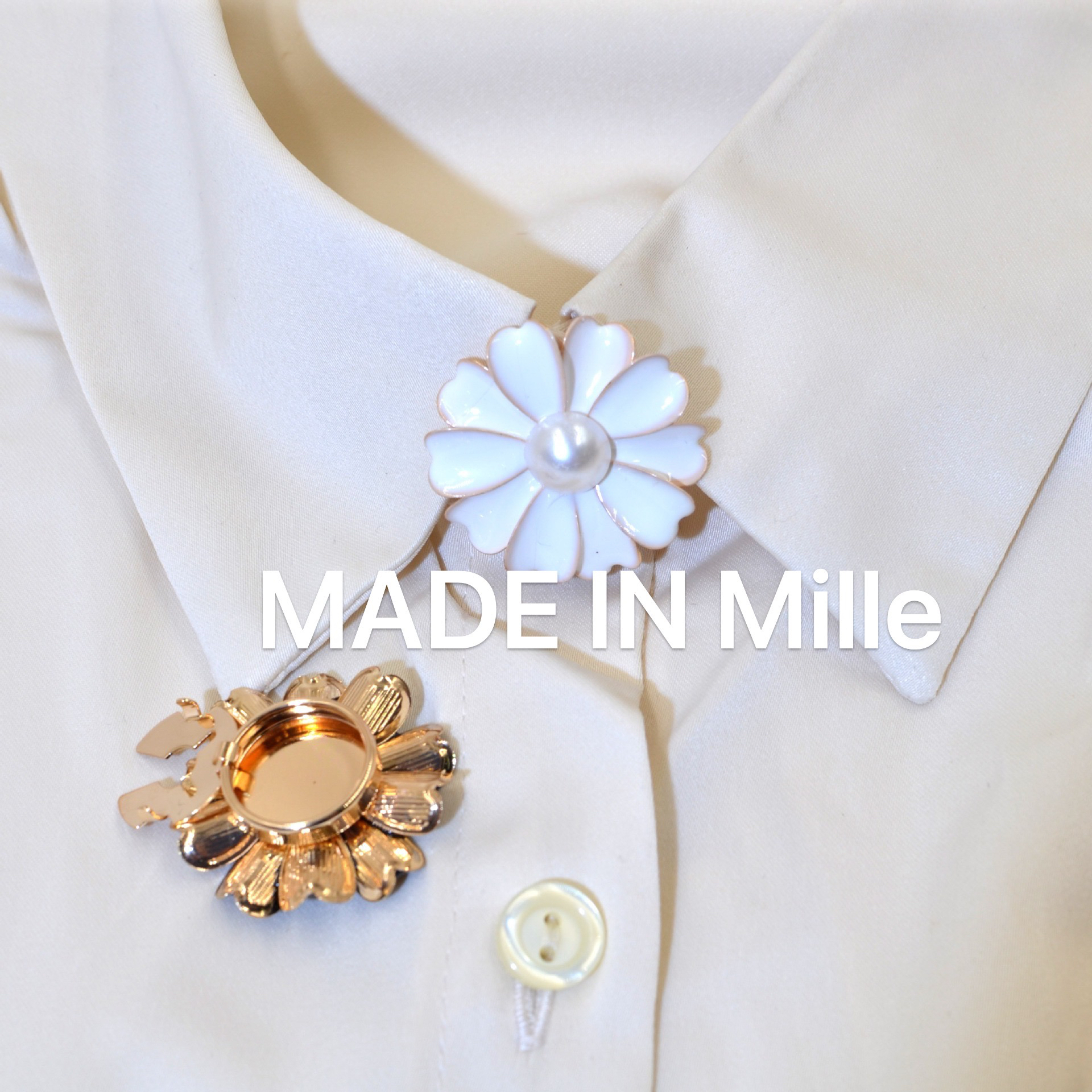 Mille高定纽扣button cover衬衫纽扣盖水钻乌龟扣套扣夹扣配饰