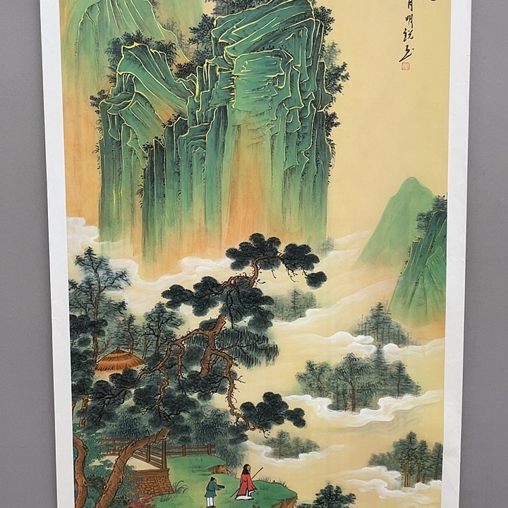 国画纯手绘国画山水画闪购链接