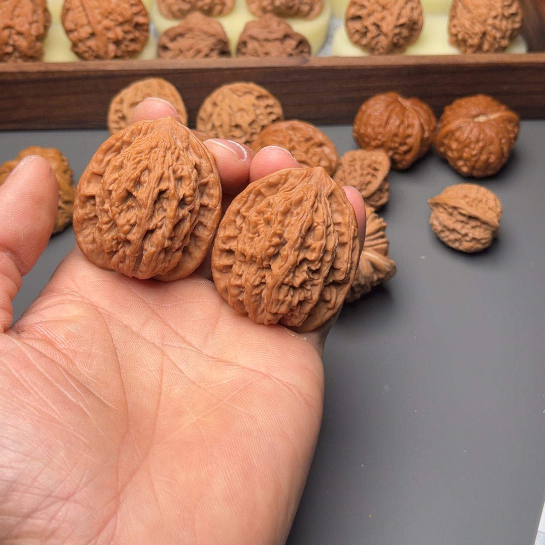 木***年吊坠文玩核桃42尺全品麦虎