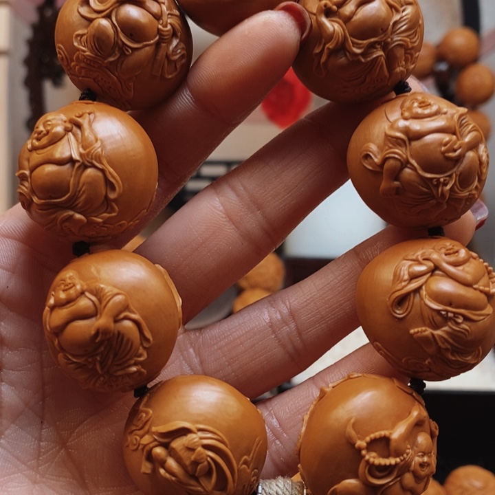 橄榄核手串/手链对****0无像弥勒2.6