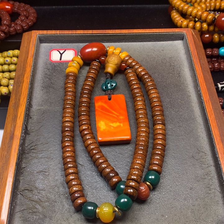 星月菩提吊坠菩提