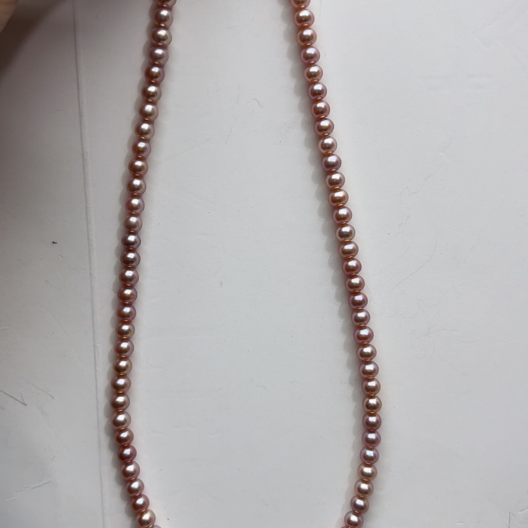 银S925镶嵌颈饰淡水珍珠