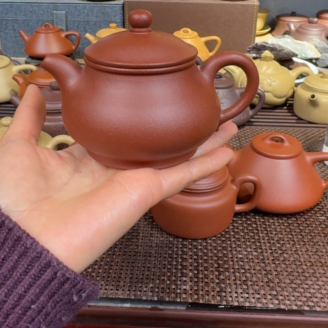 段泥茶壶降坡160毫升左右