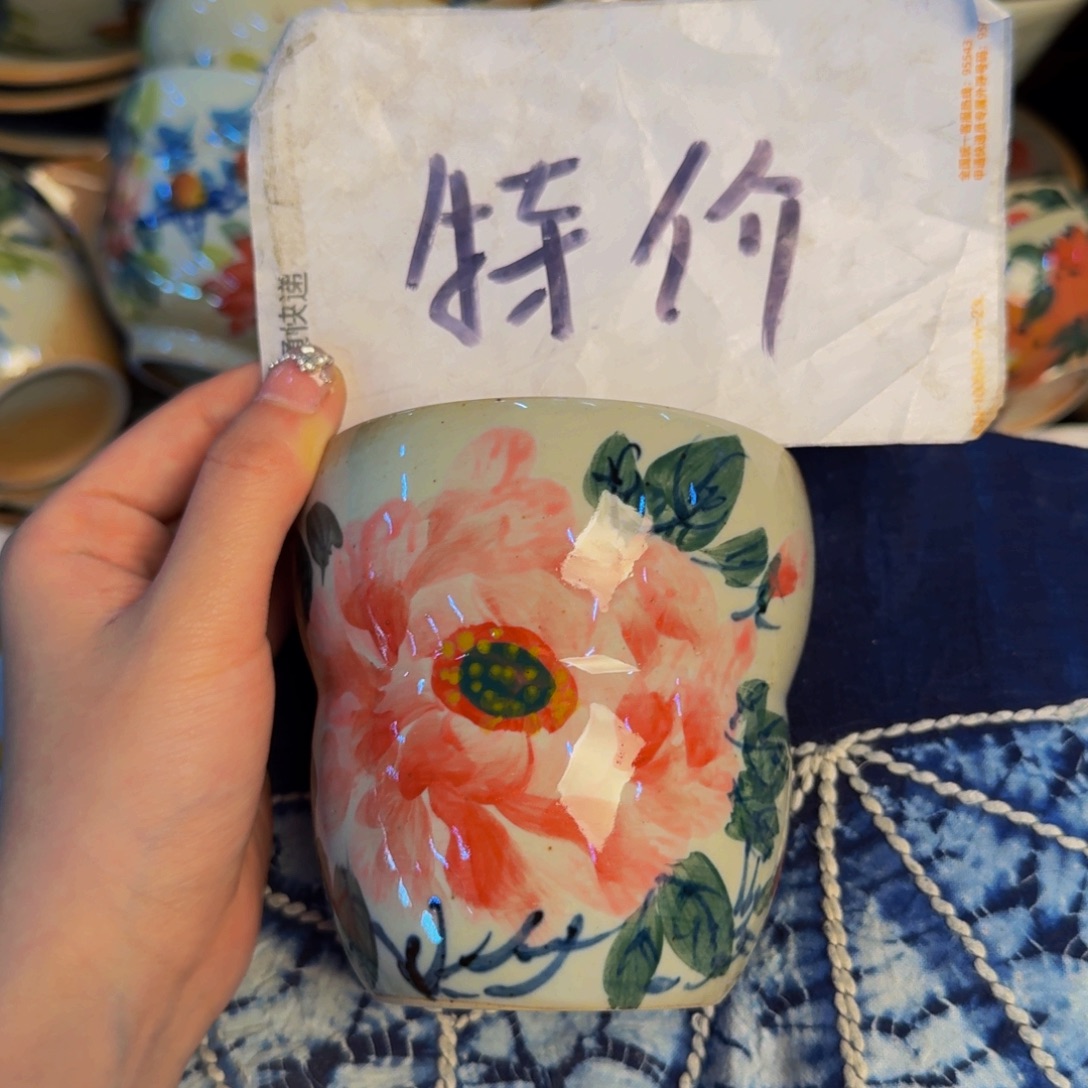瓷片景德镇陶瓷手工手绘