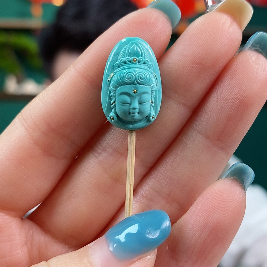 绿松石珠宝奇石未镶嵌