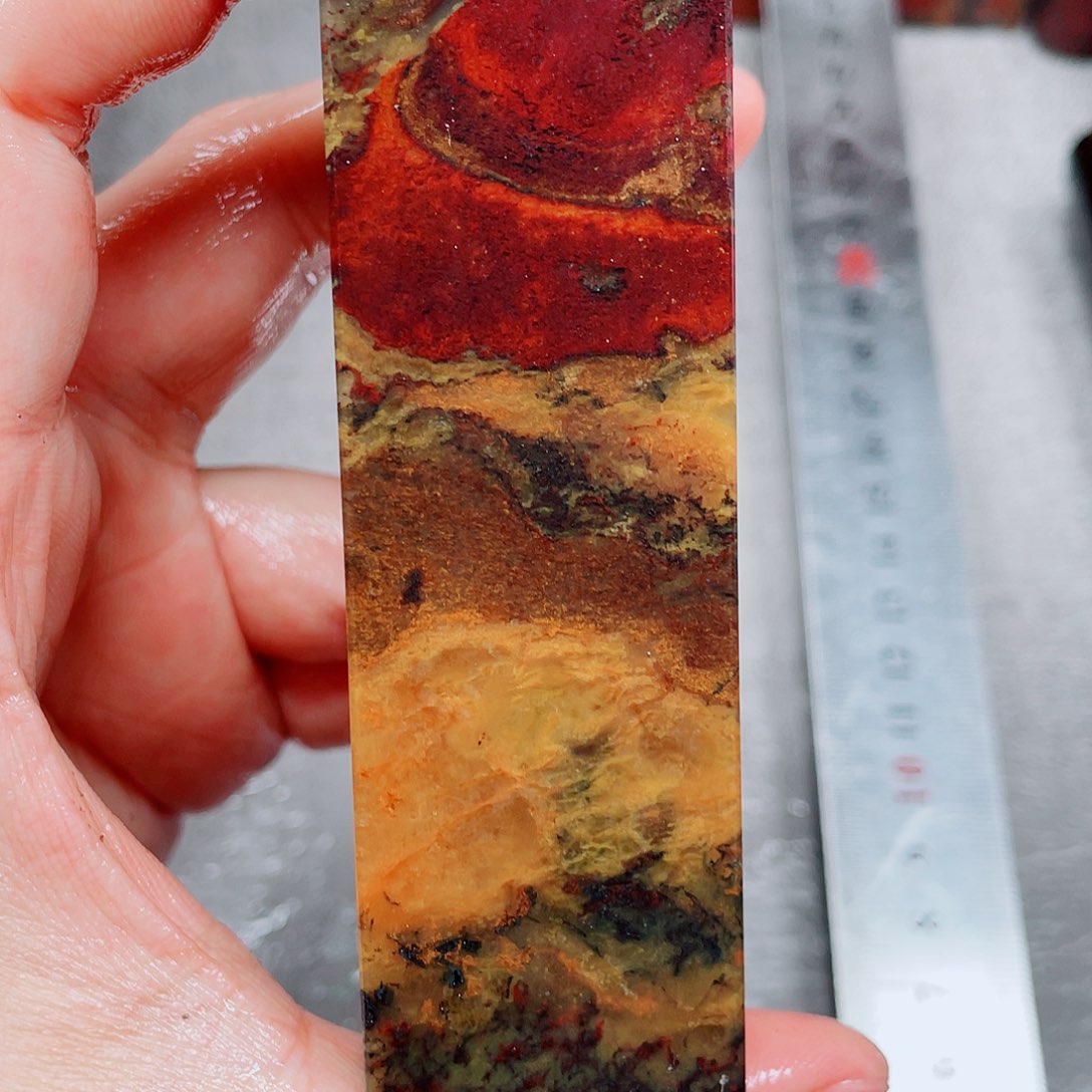 桂林鸡血玉素章3.0左右