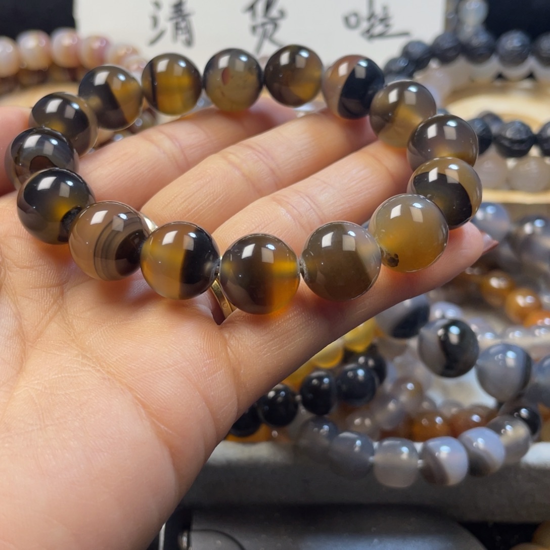 玛瑙/玉髓未镶嵌手链