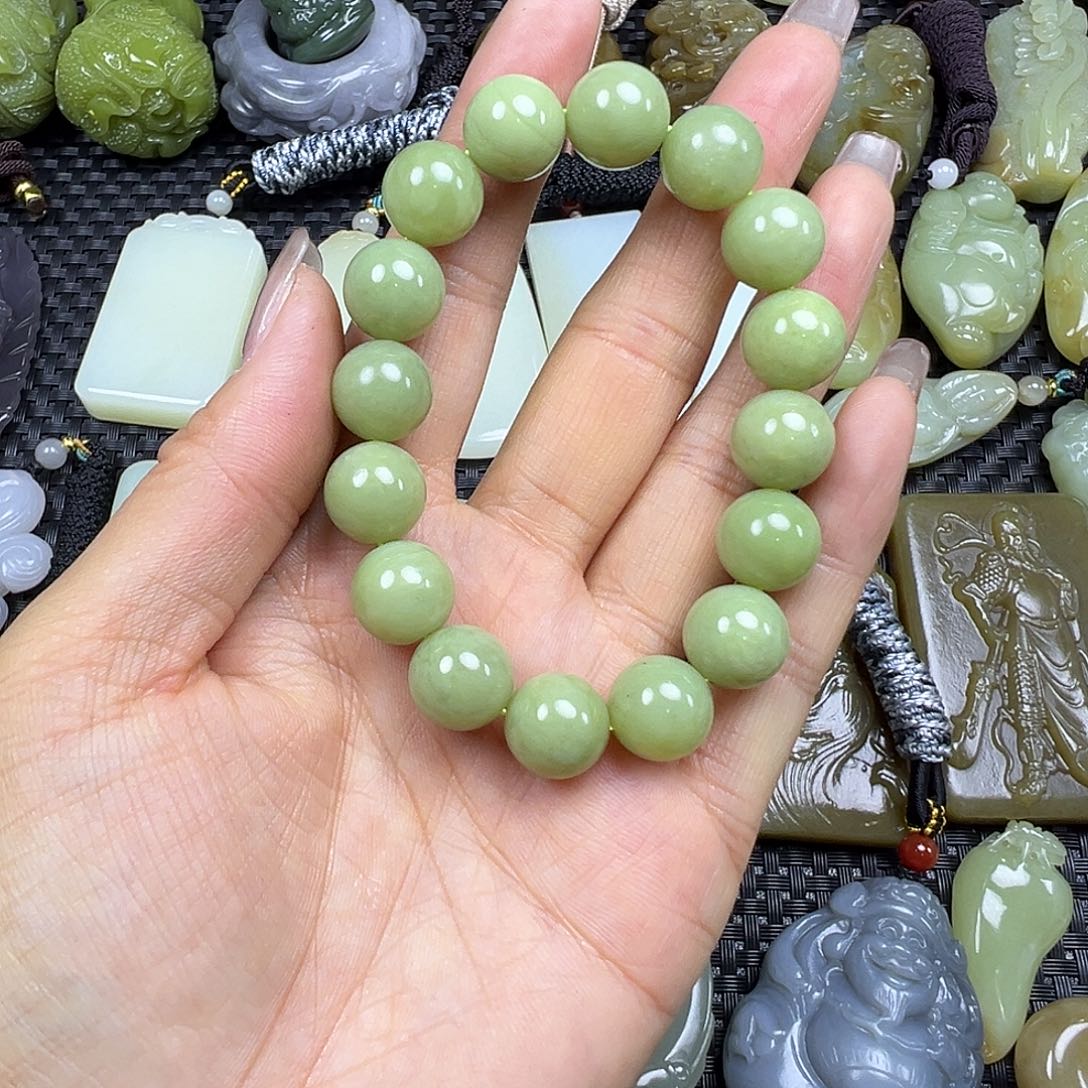 和田玉未镶嵌吊坠(不含链)卡12