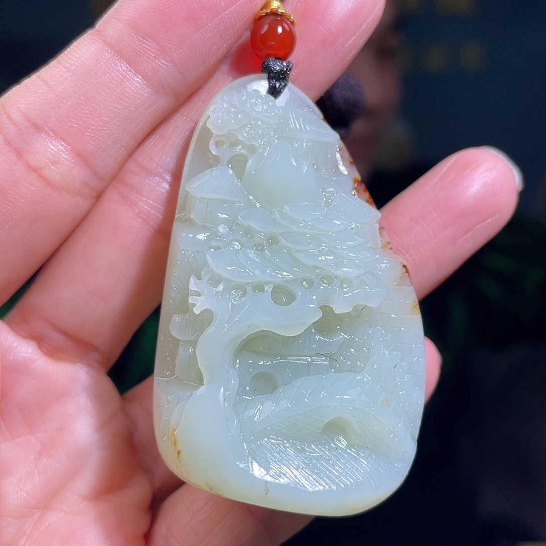 和田玉颈饰未镶嵌