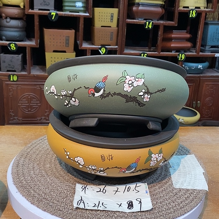 紫砂花盆紫砂花盆