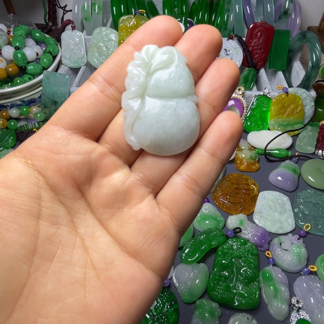 翡翠未镶嵌手链翡翠未镶嵌颈饰手饰挂件