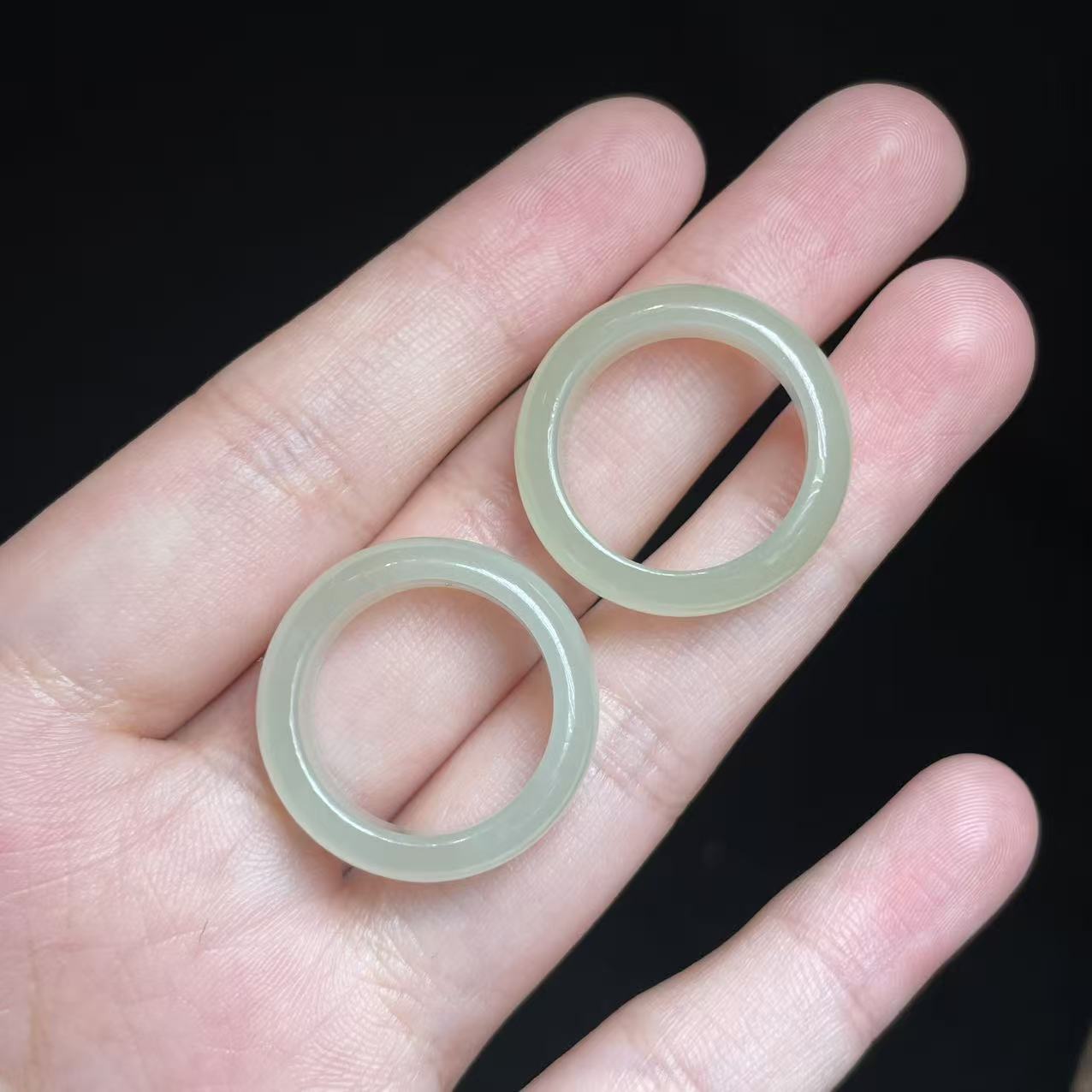 【玉总珠宝】和田玉戒圈 多样性发一 CAN1420502