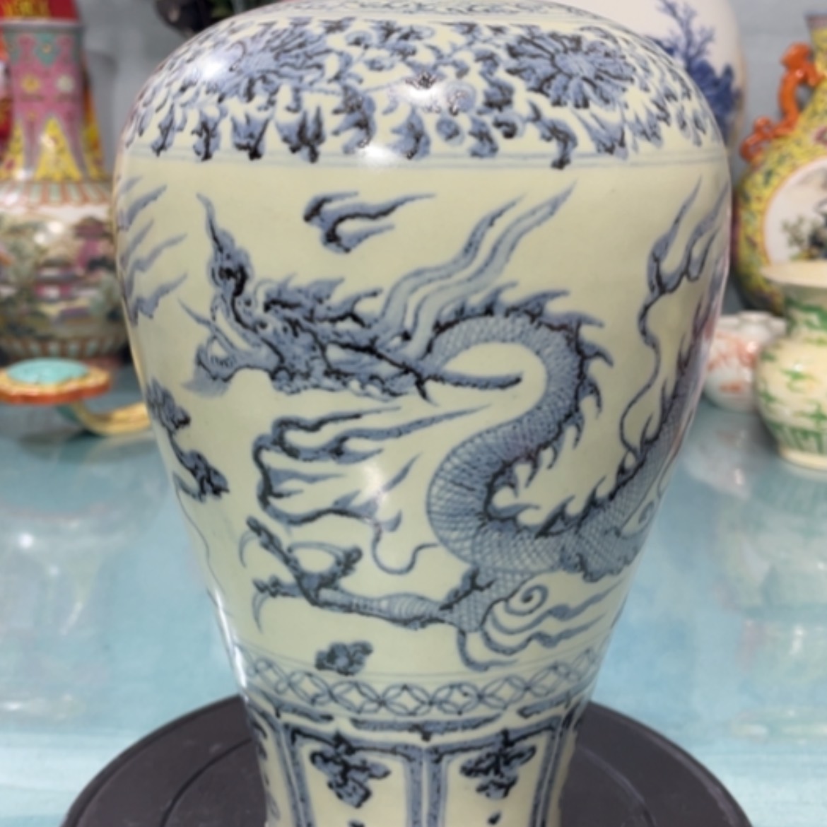 【闪购商品】瓷片山**光青花瓷器精美工艺精美