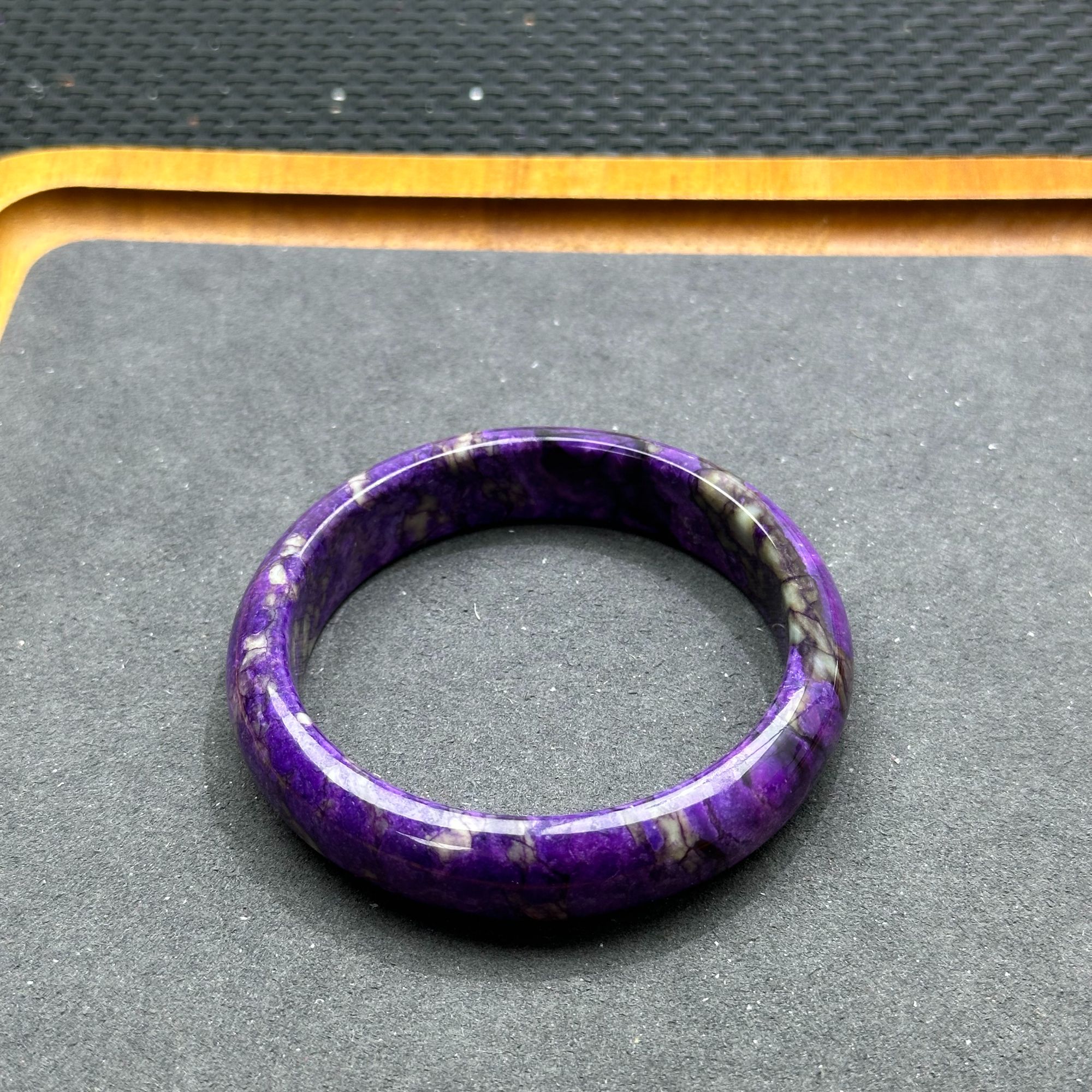 S1精美时尚气质百搭丝绒紫手镯