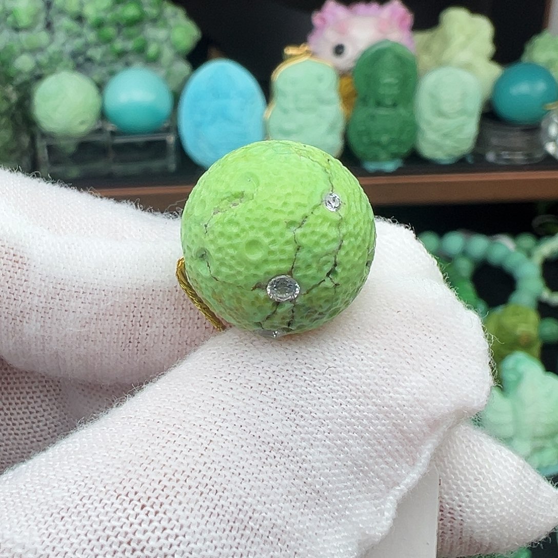 绿松石未镶嵌主播万丽