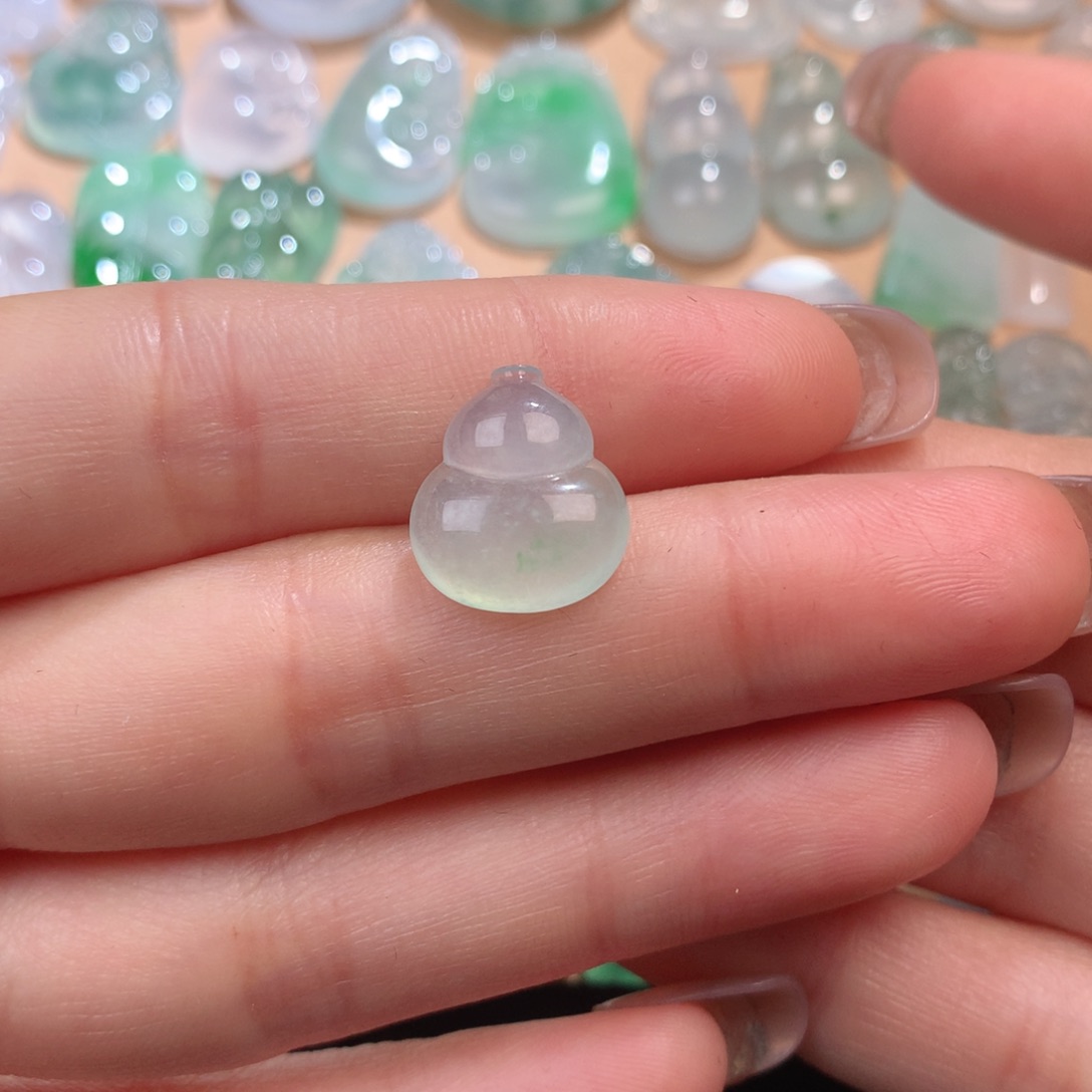 定制翡翠未镶嵌葫芦