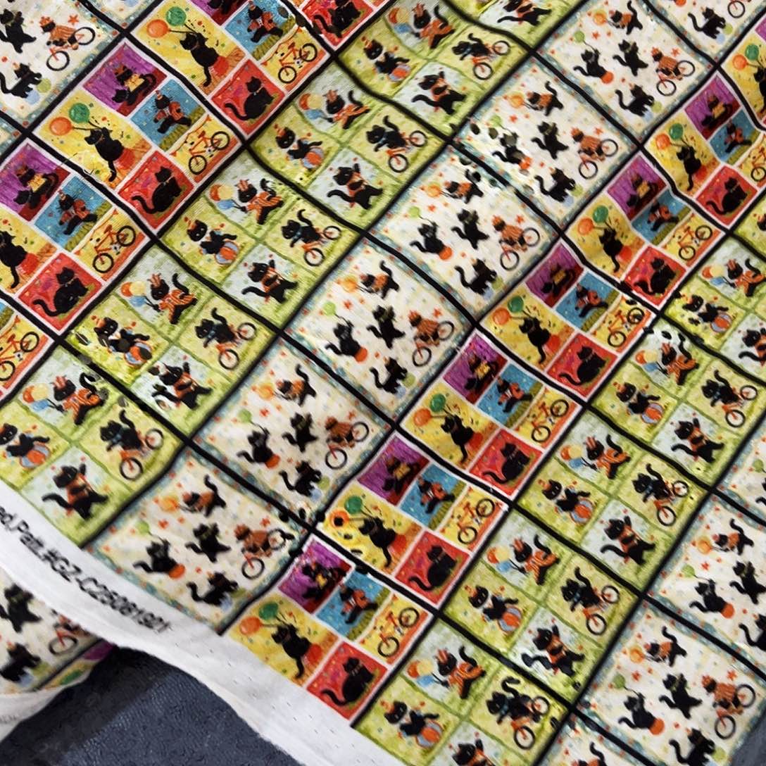 棉福袋一米价纯棉镂空提花双层纱1.4米宽果子D