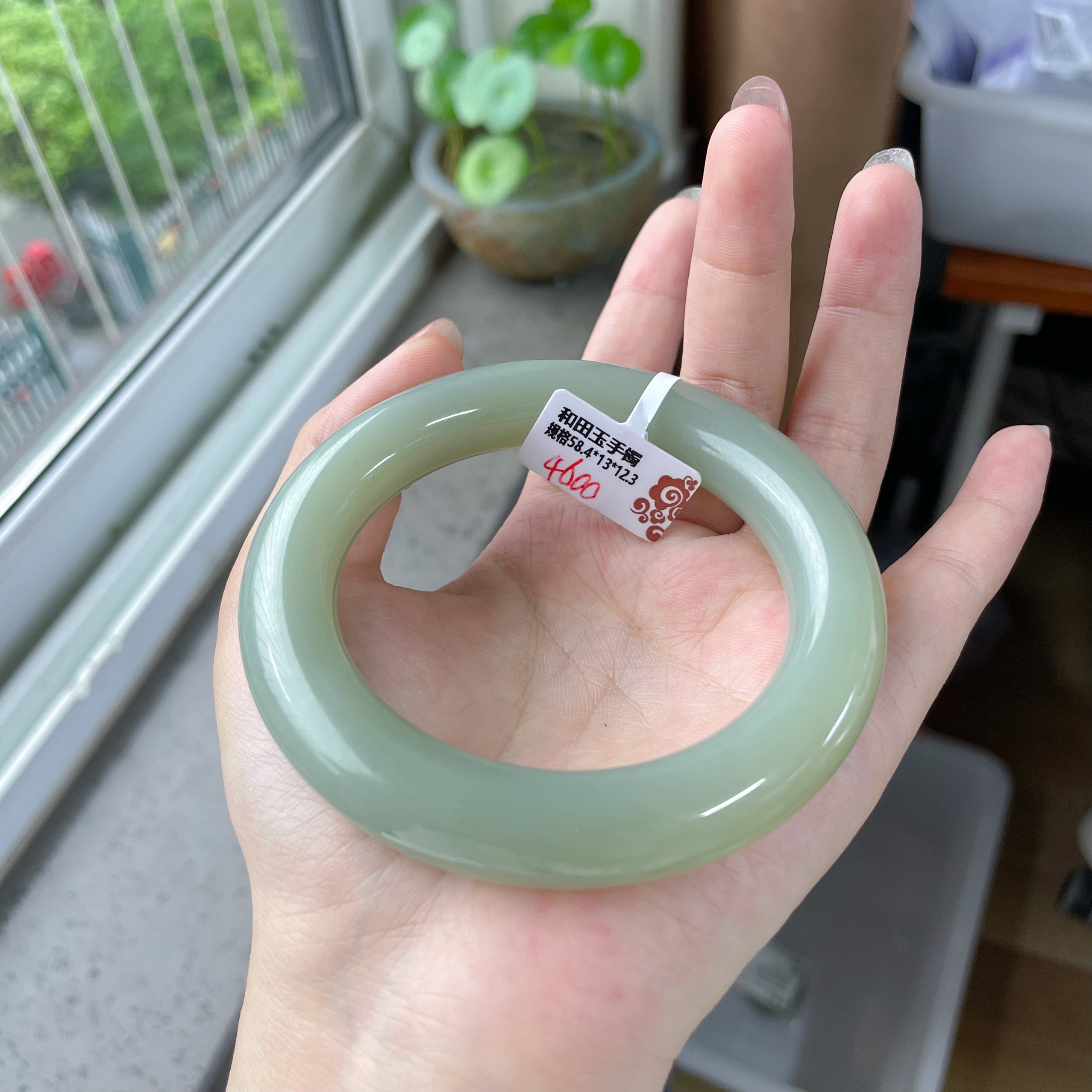 新疆且末料圆条手镯天然玉石和田玉手镯多样性发货圈口50-62mm