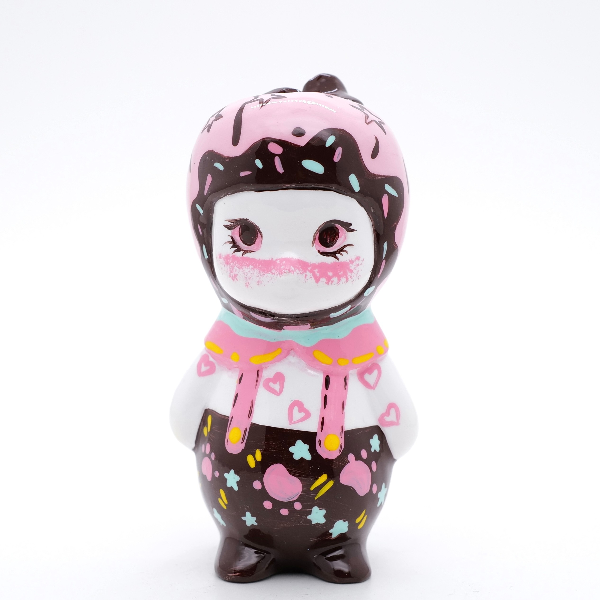 PM 王甜心工作室《苹果娃娃》石膏作品，仅一件（非王甜心本人绘画）