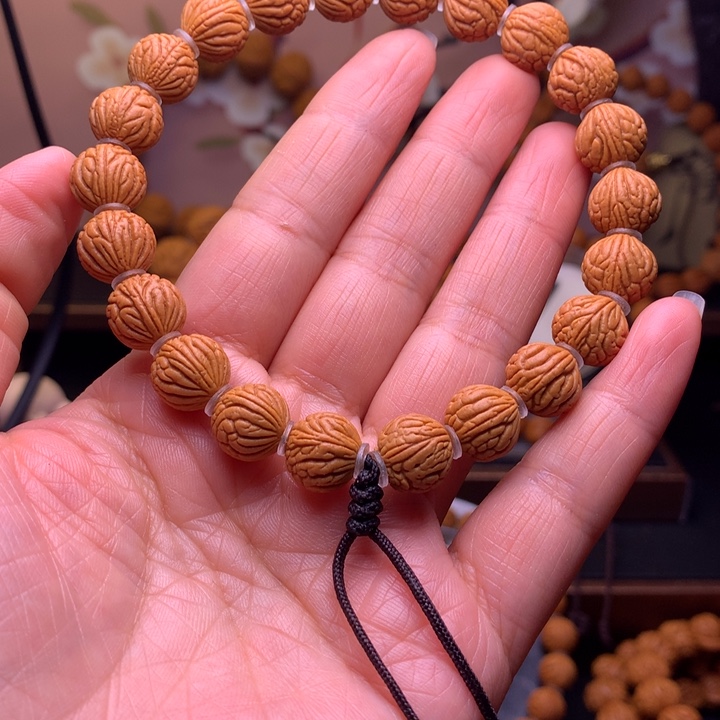 桃核手串龙纹桃核8