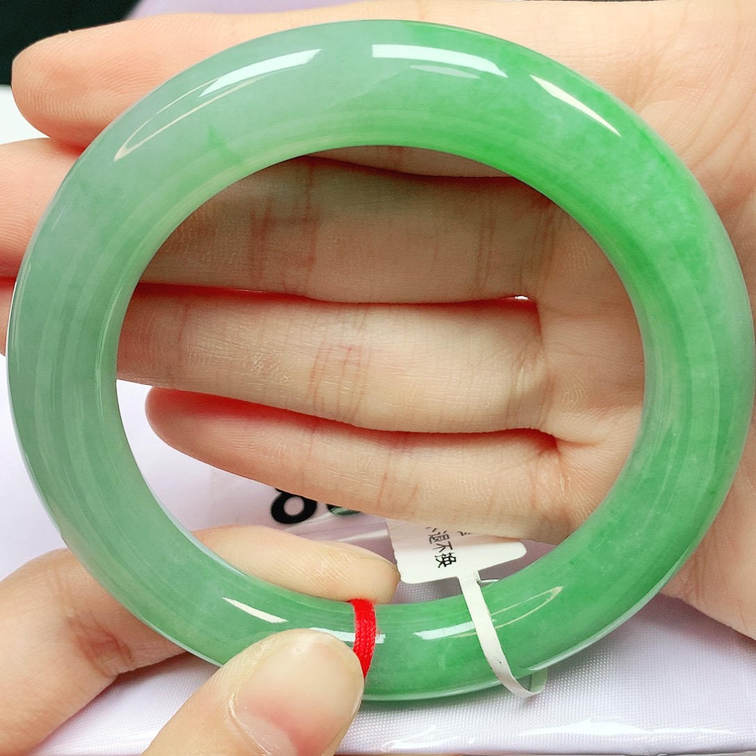 未镶嵌手镯翡翠翡翠手镯55圆