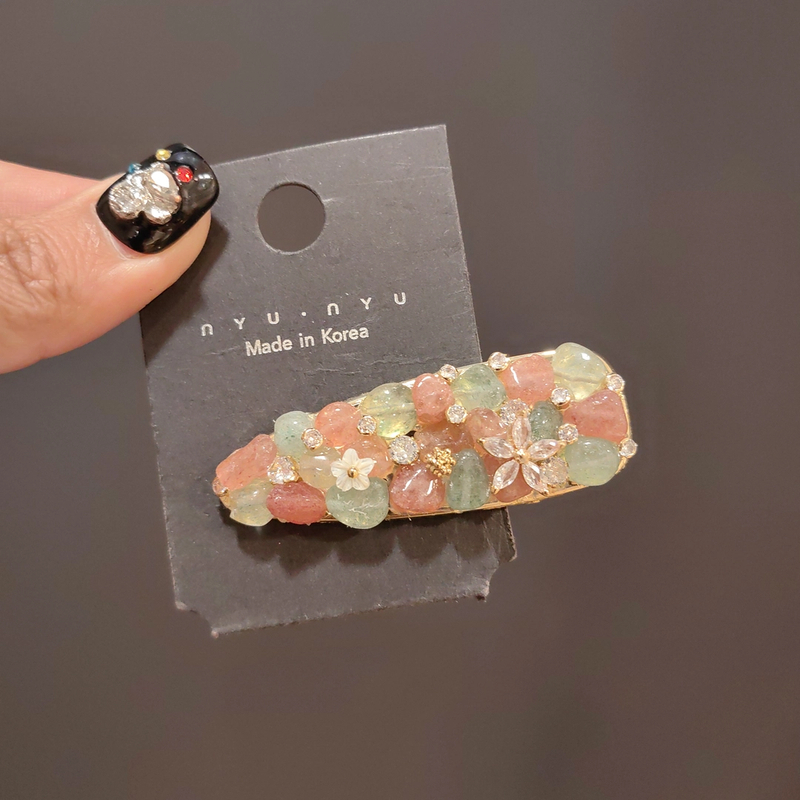 韩版手工鸭嘴夹东大门爆款刘海夹网红碎发夹彩色5公分发夹发饰女