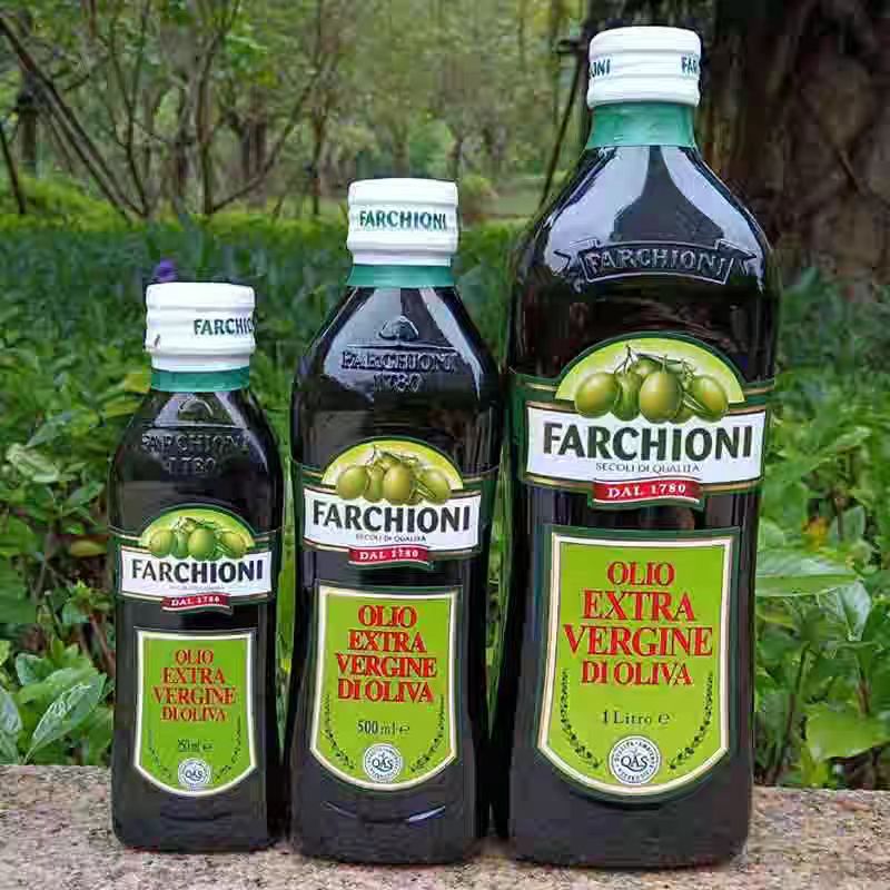 FARCHIONI福奇特级初榨橄榄油1L装 意大利原装进口炒菜烹饪食用油