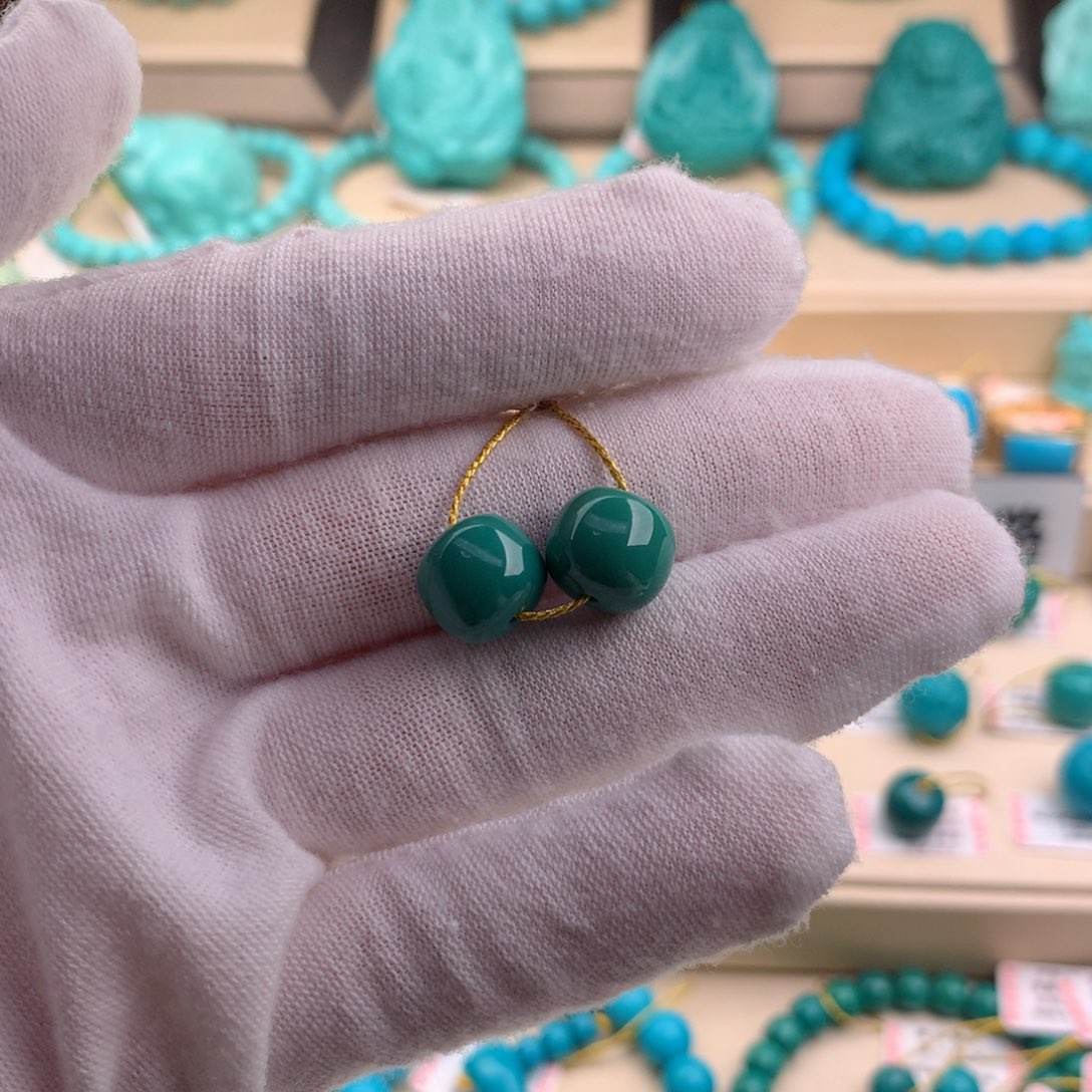 绿松石珠宝奇石未镶嵌10.5