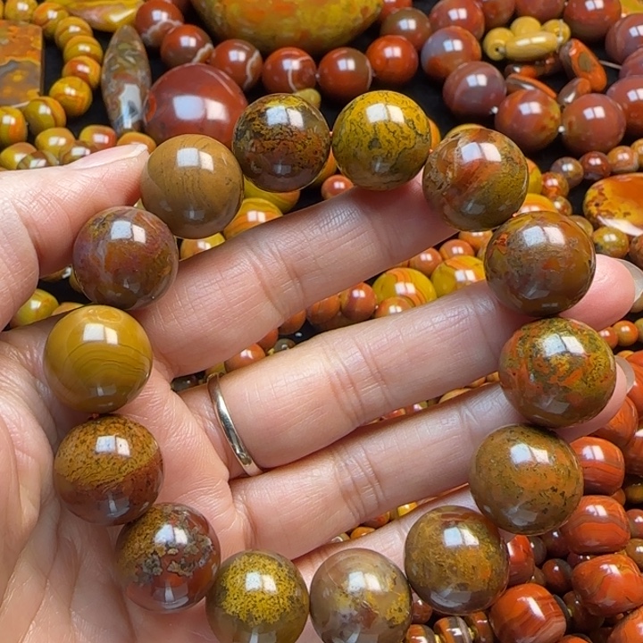 玛瑙/玉髓合金颈饰