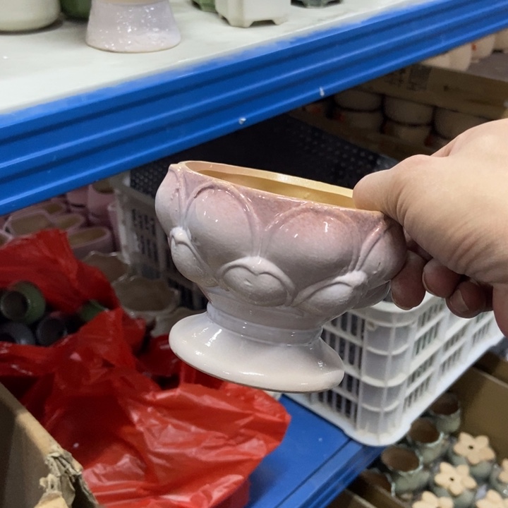 陶瓷花盆单场满9.9发11*8.5